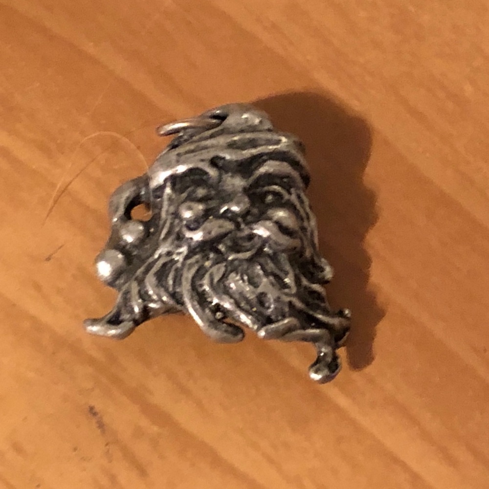 Sterling Silver Santa Charm